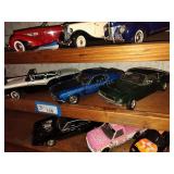 3 die cast cars