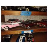 3 die cast cars