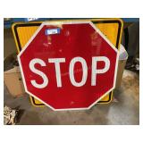 Stop sign, 30 x 30 in
