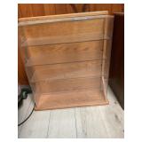 Display case, 8 x 23 x 24