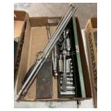 Torque wrench, 3/8 socket set and extensions