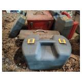 Empty tool boxes