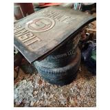 Mudflaps and 4 tires