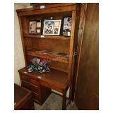 Desk with shelf 2 pieces 44in wide x 77in tall