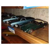 3 die cast cars