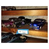 3 die cast cars