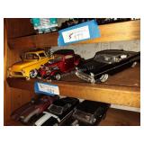3 die cast cars