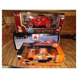 3 die cast cars