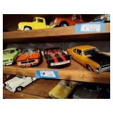 4 die cast cars
