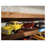 3 die cast cars