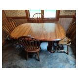 Dining table and 4 chairs