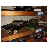 3 die cast cars