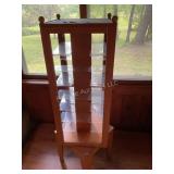 12 x 12 x 40 in display case on turn table