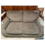Cloth love seat, 62 x 38 in