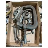 Assorted C clamps