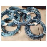 (10) 50ft rolls coated guy wire