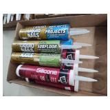 Adhesive and silicone