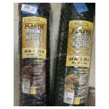 Plastic Poultry Netting- 2 Rolls