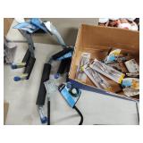 4 garage hangers and hooks