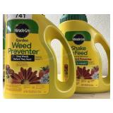 2 Miracle-Gro Weed Preventer & Plant Food