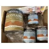 4 Cans Minwax Olde Maple Stain - Satin & Gloss