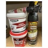4 Putty & Spackle Items