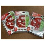 3 Saw Blades - 5" & 4" for Angle Grinders