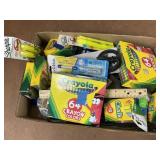 Crayons, Scissors & Office Items