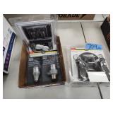 Outdoor outlet, floodlight, and light control