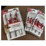3 Spade Bits. & Auger Bits