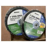 2 Steel Wheels - 7"