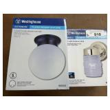 2 Light Fixtures - Exterior