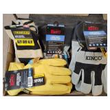 4 pairs work gloves size L