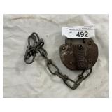 Vintage Railroad Lock - Adlake