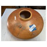 Large Horsehair Pottery Vase