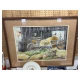 Vintage Watercolor Painting - J. Esau -
