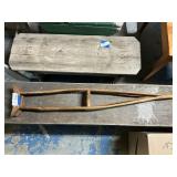Handmade Wooden Kids Crutches