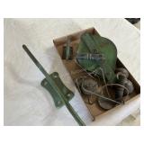 Vintage Pulley, Boat Cleat & Other