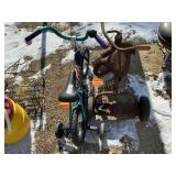 Kids bike and Vintage Tricycle