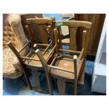 Wood chairs