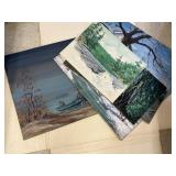 5 original Mid-Century Paintings