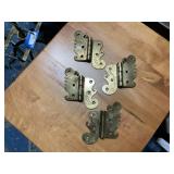 Vintage Paul Daemicke Decorative Brass Hinges