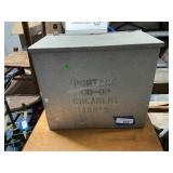 Vintage Galvanized Portage CO-OP Creamy Milk Box