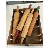5 Wood Rolling Pins