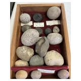 Assorted Native Artifacts - Game Stones & Rocks
