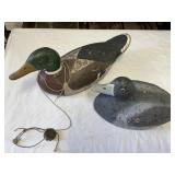 2 Wood Duck Decoys