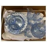 Cambridge Caprice Blue Luncheon Set
