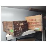 2 bottle crates Portage Sweet Bottling and other