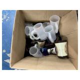 Plastic cups and mugs