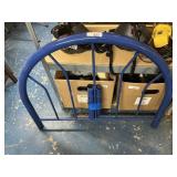 Twin size blue metal Headboard